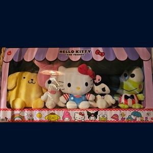 Hello Kitty Yellow and Pink Stuffed Animal Collection